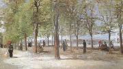 Vincent Van Gogh Lane at the Jardin du Luxembourg  (nn04) china oil painting artist